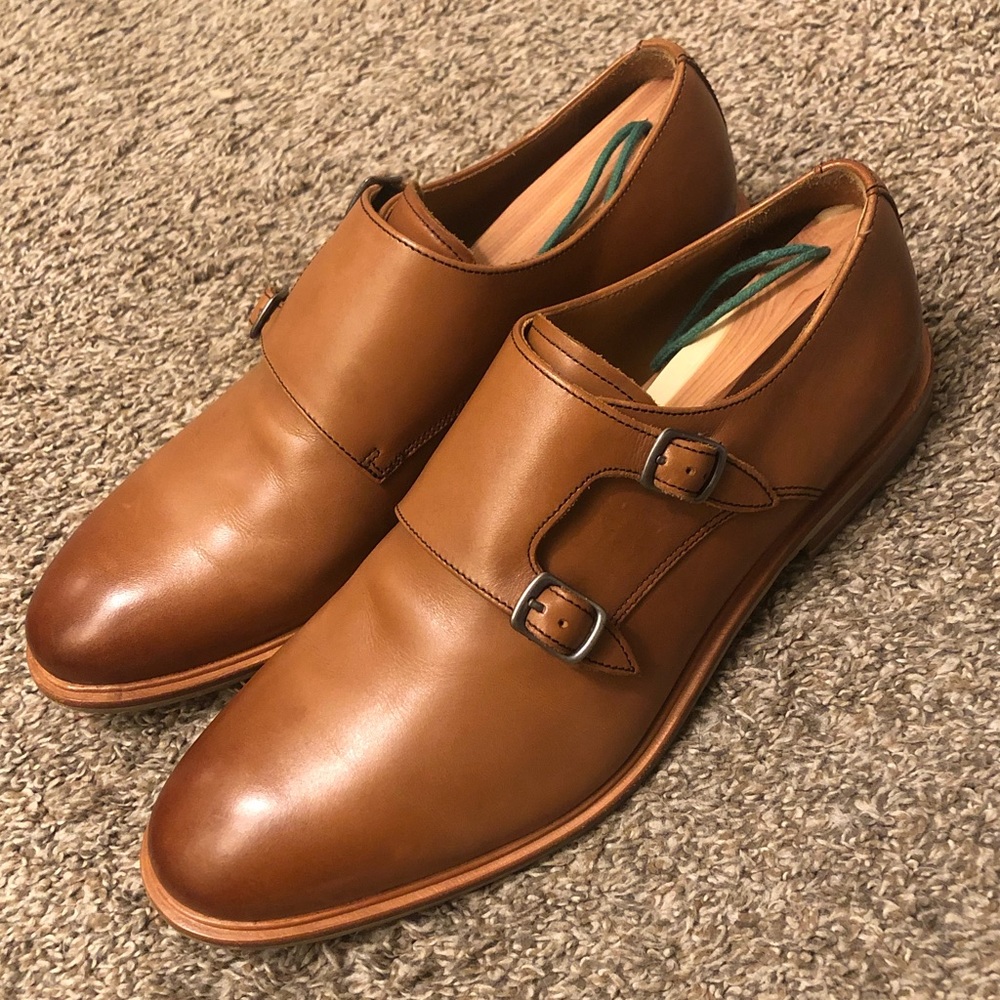 Warfield & Grand Double Monk Strap Dress Shoe Men’s Size 8, Gently Used
